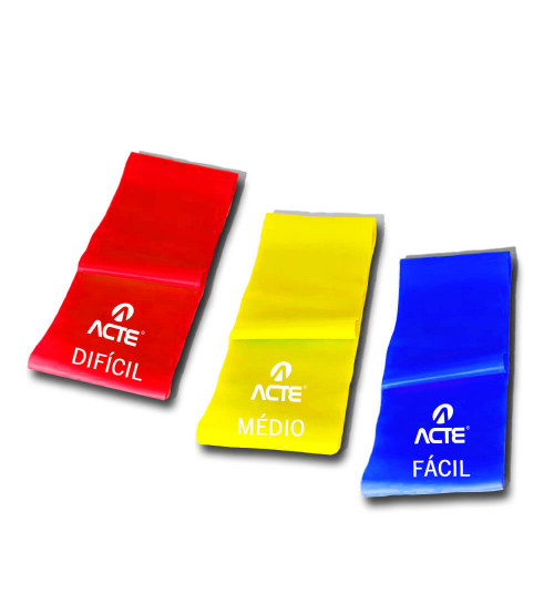 Kit Faixas de Funcional látex band   ACTE - T13
